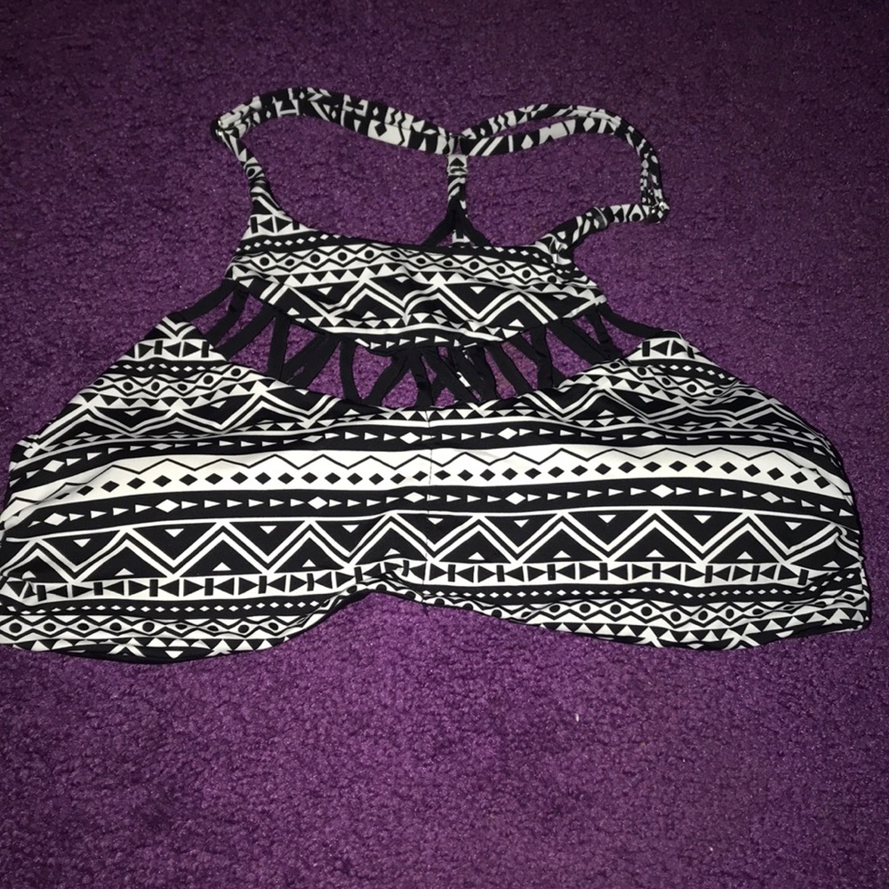 Strappy swim top